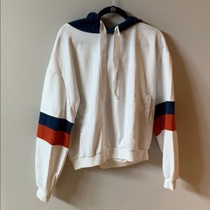 Never worn soft hooded sweatshirt